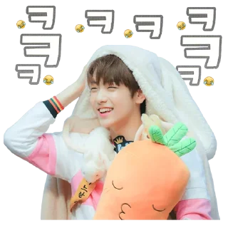 😂 emoji @jonafzan TXT KPOP Telegram sticker 13 of 79