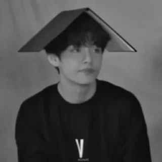Sticker from 𝐾𝑖𝑚 𝑇𝑎𝑒ℎ𝑦𝑢𝑛𝑔:; 🎩 @kpopstickerssss