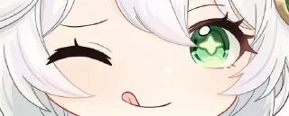 😉 emoji Genshin Eyes • @TgStickery Telegram sticker 9 of 56