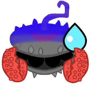😱 emoji Крабик/эпическая раковица Telegram sticker 24 of 24
