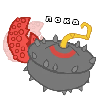 🔤 emoji Крабик/эпическая раковица Telegram sticker 13 of 24