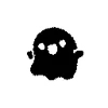 👻 emoji black Telegram sticker 15 of 200