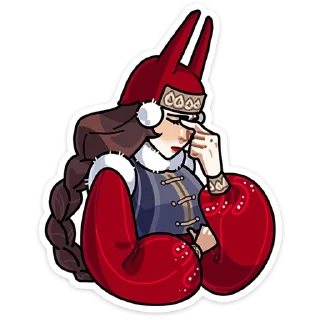 🤦‍♀️ emoji Боярыня Злослава :: @stickroom Telegram sticker 2 of 48