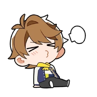 😮‍💨 emoji Luke's Chibi Stickers Telegram sticker 14 of 25