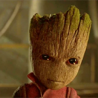 🤨 emoji Groot @stikernutui Telegram sticker 11 of 34