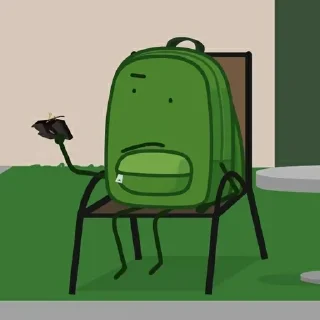🎒 emoji ..... Telegram sticker 24 of 104