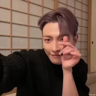 🫵 emoji ✮Hongjoong   @misfitstk Telegram sticker 2 of 40