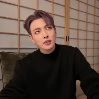 🫵 emoji ✮Hongjoong   @misfitstk Telegram sticker 23 of 40