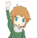 🖐 emoji Christ-chan Telegram sticker 9 of 40