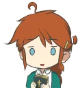 😳 emoji Christ-chan Telegram sticker 12 of 40