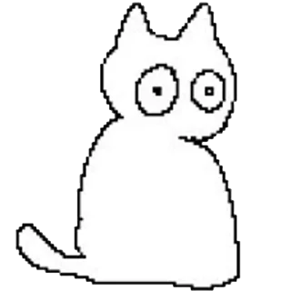 😳 emoji meow ➡️ @Ctikerubot Telegram sticker 4 of 79
