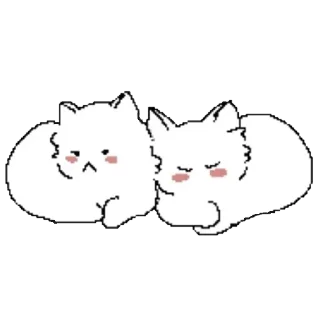 ❤️‍🩹 emoji meow ➡️ @Ctikerubot Telegram sticker 23 of 79