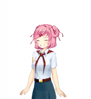😁 emoji Everlasting Summer + Doki Doki LC Telegram sticker 16 of 42