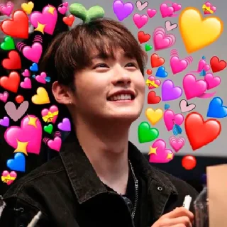 ☺ emoji 🧡❣️💟💛💞💌💝🖤💓💖💗💙💚❤️ Telegram sticker 18 of 29