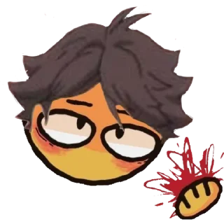 😾 emoji Ойкава Тоору Telegram sticker 18 of 30