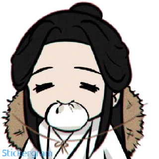 😚 emoji Китайщина Telegram sticker 20 of 71