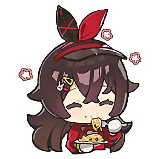 🍝 emoji Genshin Collab @stickersMH Telegram sticker 24 of 39