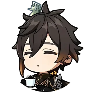 🍵 emoji Genshin Collab @stickersMH Telegram sticker 18 of 39