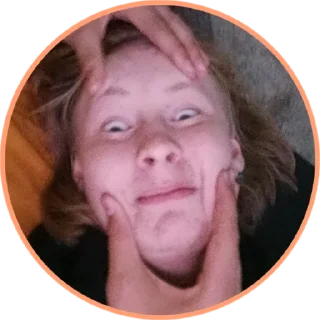 ☠ emoji Саня не гей Telegram sticker 24 of 25
