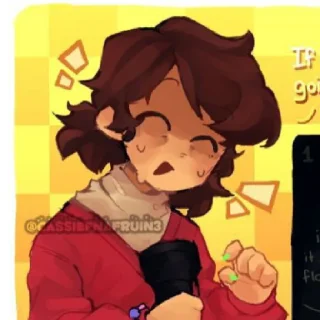 😄 emoji Cassie!! Telegram sticker 3 of 22
