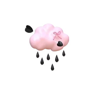🌧 emoji 🎀 Telegram sticker 19 of 34