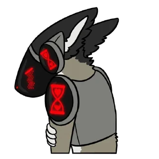 Sticker from Protogen Kajeldal