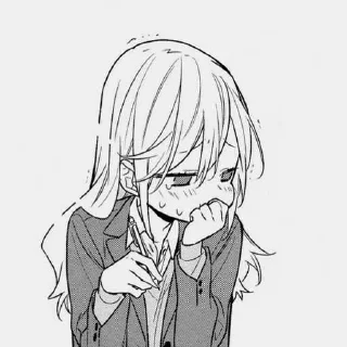 😔 emoji Kyouko Hori ➡️ @Ctikerubot Telegram sticker 5 of 22