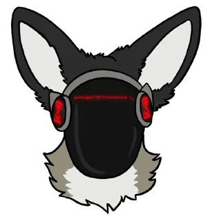 👍 emoji Protogen Kajeldal Telegram sticker 11 of 11