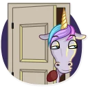 🌚 emoji Unicorn Telegram sticker 23 of 30