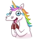 😂 emoji Unicorn Telegram sticker 1 of 30