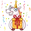 🎁 emoji Unicorn Telegram sticker 20 of 30