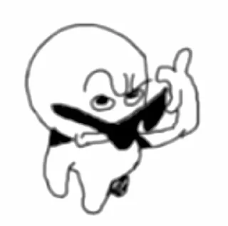 Sticker from cursed stikz
