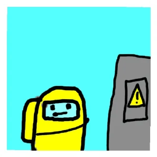 😐 emoji Зеленый желтый и красная Telegram sticker 21 of 21