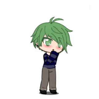 🥵 emoji Рантаро пупсик Telegram sticker 9 of 11
