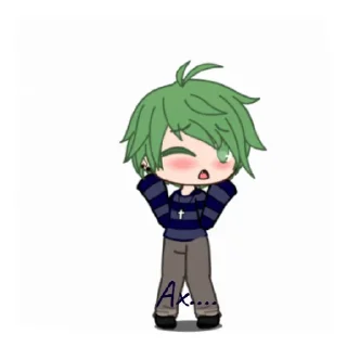 🥵 emoji Рантаро пупсик Telegram sticker 8 of 11