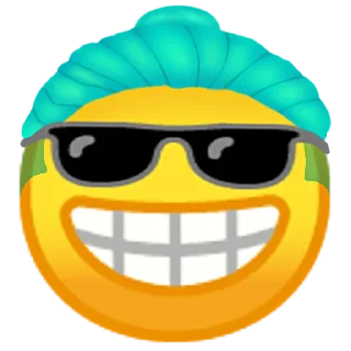 😁 emoji Зелёная крокозябля Telegram sticker 1 of 10