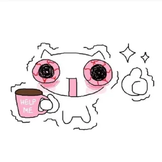 Sticker from Кентики шакальные чб