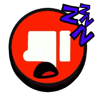 😴 emoji Диз Telegram sticker 11 of 15