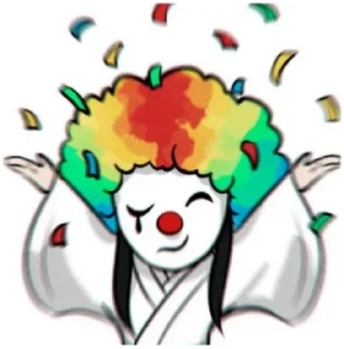 🤡 emoji Стики 1768 из @Anonymnyi_chat_bot Telegram sticker 16 of 107