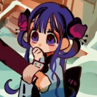 🫢 emoji Аой Акане💜 @toiletboundhanakokun_wc Telegram sticker 19 of 36