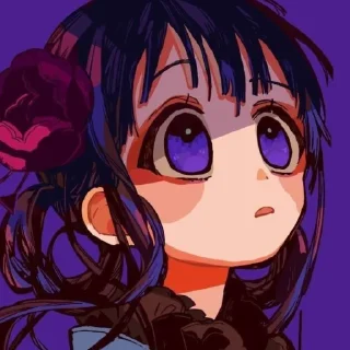 😳 emoji Аой Акане💜 @toiletboundhanakokun_wc Telegram sticker 3 of 36