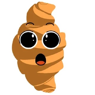 😮 emoji Милаш Круассан Telegram sticker 6 of 8