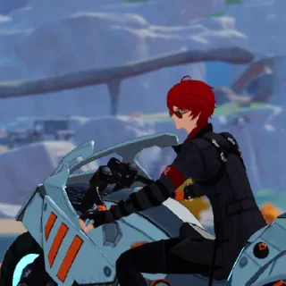 🏍️ emoji Красноволосик мирный Telegram sticker 10 of 120