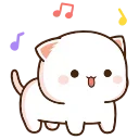 🎧 emoji Peach Cat @TgEmojis Telegram sticker 7 of 145