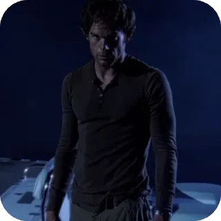 🫥 emoji Dexter Morgan Telegram sticker 10 of 17