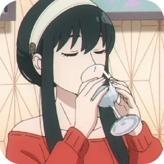 👄 emoji Yor Forger Telegram sticker 23 of 27