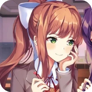 🌟 emoji Monika🍀 @qwe1ma Telegram sticker 10 of 55