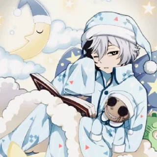 😄 emoji Чах и Ях. @anime_stickers_39 Telegram sticker 4 of 18