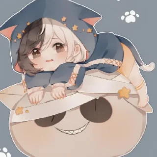 😄 emoji Чах и Ях. @anime_stickers_39 Telegram sticker 10 of 18