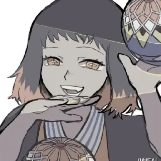 😄 emoji Чах и Ях. @anime_stickers_39 Telegram sticker 14 of 30